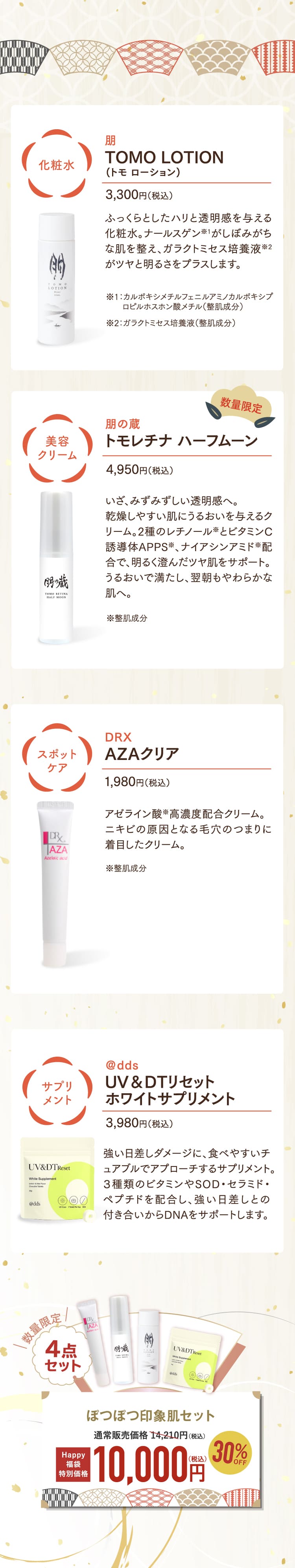 ぽつぽつ印象ケアセット